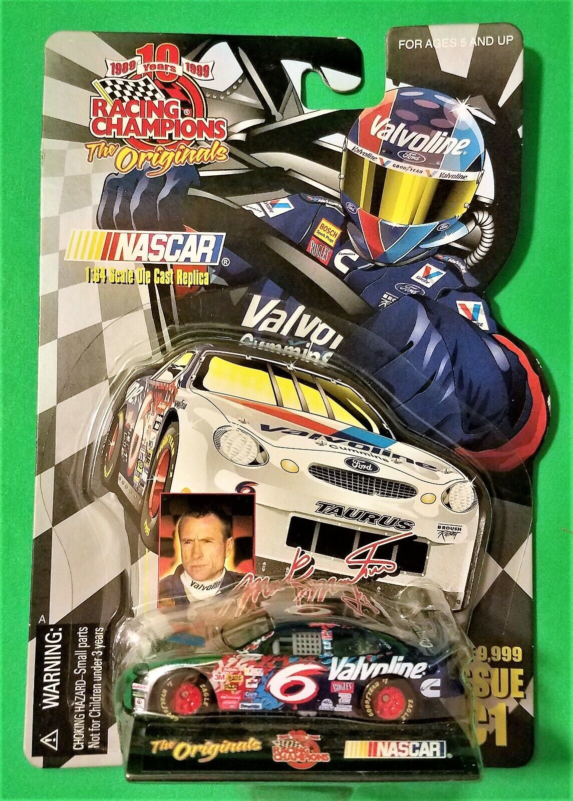 Primary image for Racing Champions Mark Martin Valvoline #6 Limited Ed. 1 of 9999 Issue C1 - 1:64 