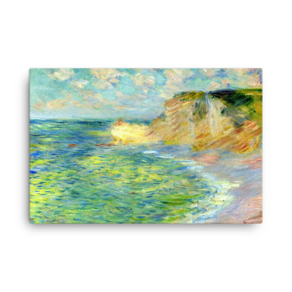 Primary image for Claude Monet Cliffs and Sailboats at Pourville, 1882.jpeg Canvas Print