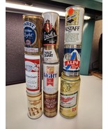 Lot Of 9 Vintage Metal Empty Beer Cans Pictured #pe10 - $12.15