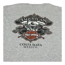 Harley-Davidson Motorcycles Costa Maya Mexico T-shirt Size Large American Biker - £22.41 GBP
