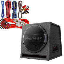 Pioneer TS-WX1210AH 12&quot; 1500W Ported Enclosure Powered Subwoofer + 8 Ga Amp Kit - £576.85 GBP