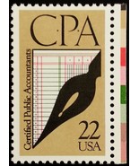 1987 22c C.P.A. Certified Public Accountants Scott 2361 Mint F/VF NH - $0.99