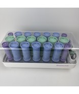REMINGTON Smart Setter 20 Multi Color Hot Rollers Curlers Clips Model H1046 - $456.16 MXN
