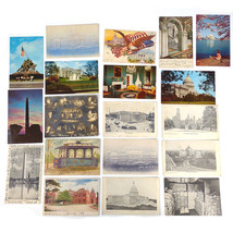 19pc Lot 1900s-50s WASHINGTON DC RPPC Lithograph Embossed Photochrome Postcards - £45.34 GBP
