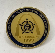 St. Louis Missouri Fraternal Order Of Police Law Enforcement Enamel Hat Pin - $14.95