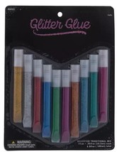 Traditional Glitter Glue Pens - 10 Piece Set Price Per Pack New - $5.73
