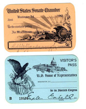 90th Congress Passes US Senate Yarborough &amp; House Representatives Cabell - $49.40