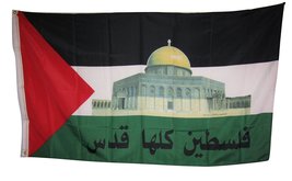 AES 3x5 Palestine Capital Democratic Dome Government Flag 3&#39;x5&#39; Banner Grommets  - £10.13 GBP