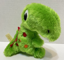 Dan Dee Plush Green Red Baby Dinosaur Stuffed Animal 7 in - £9.07 GBP