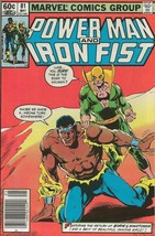Power Man and Iron Fist #81 ORIGINAL Vintage 1982 Marvel Comics Newsstand - £10.34 GBP