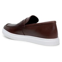 Belvedere Elliot Penny Loafer Walking Sneaker Italian Leather Brown image 6