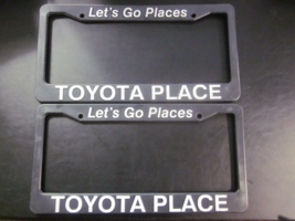 Pair of 2 Toyota Place Garden Grove Dealership License Plate Frame Let’s Go - $32.59