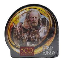 Lord of the Rings "Flight of the Plainsman" 500 Pc Puzzle Tin 2003 Hasbro Sealed - $17.81