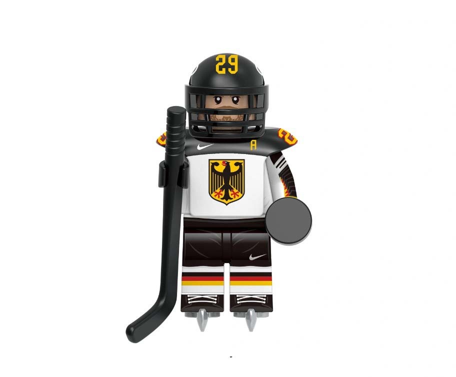 Hockey Player Germany Team Custom Minifigures - $8.46