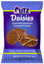 Utz Quality Foods Daisies Chocolate Covered Pretzels, 4- Pack 6 oz. Bags - £27.36 GBP