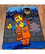 Lego Movie blanket throw Emmett police good bad cop Ground Breaker micro... - €23,14 EUR