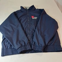 Port Authority JP54 daltile Fayette Plant Men&#39;s Full Zip Blue Cotton Jac... - $280.57 MXN