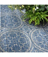 Penelope Patio Stencil – Large Patio Stencil – Raw Cement Stencils for P... - €52,17 EUR