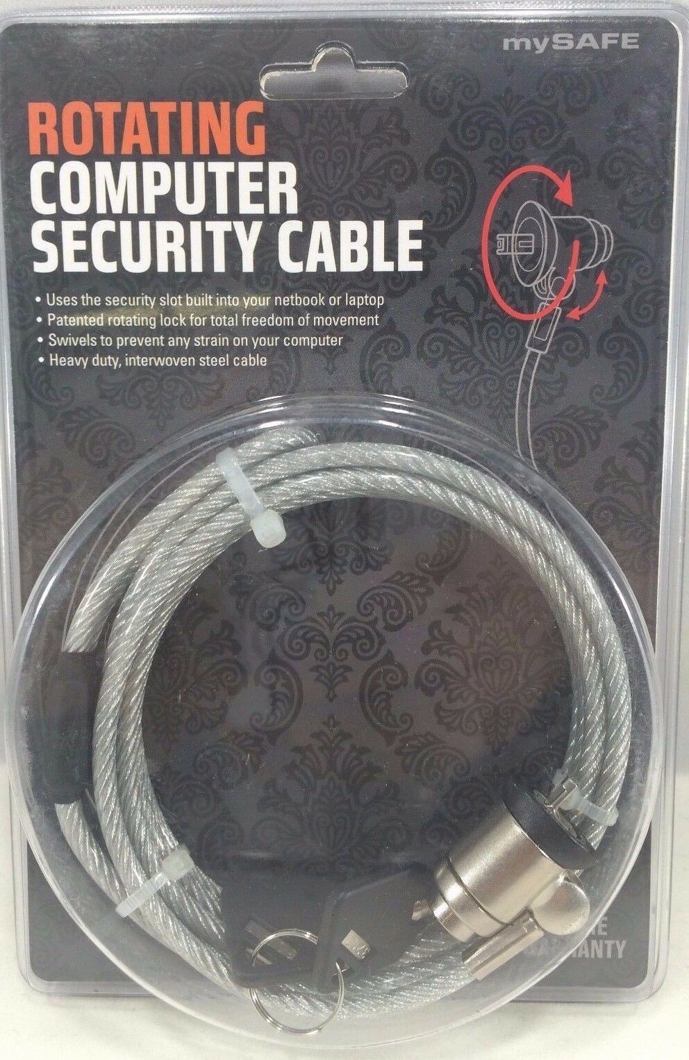 Xitel Technologies - CL-COMSTL-ENG - Mysafe Rotating Computer Security-S... - $10.95