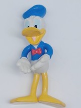 Vintage Kellogg&#39;s Walt Disney World Donald Duck 4&quot; Bendy Rubber Bendable Figure - £7.60 GBP