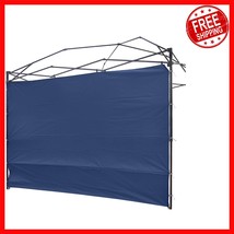 Instant Attachment Navy Blue Side Wall for 10x10ft Canopy - Waterproof D... - $29.09
