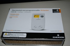Emerson 1E78-144 Thermostat Non-Programmable 70 Series 1 Heat 1 Cool 24V... - $24.18