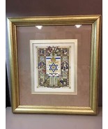 Beautiful Colorful Lithograph of Famous Leaders Rabbi&#39;s Through History ... - £60.96 GBP
