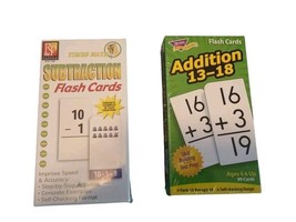 Flash Cards Addition &amp; Subtraction Ages 6+ (2-Pack) Brand New Sealed  - $4.95