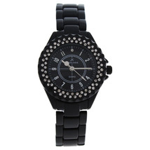 2033L-BB Black Stainless Steel Bracelet Watch - $14.49