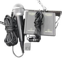 Audio Technica Pro 88W/T Wireless Mic. Transmitter &amp; Pro 88W/R Receiver ... - $59.28