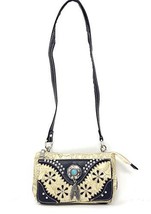 Western Rhinestone Embroidery Cross Horse Wallet Cross Body Clutch Bag Purse - £22.11 GBP