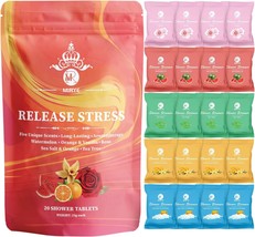 Shower Steamers Aromatherapy 20 Pack Shower Bombs Aromatherapy Birthday Gifts fo - £44.05 GBP