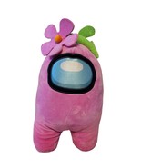 Toikido Among Us Pink 12 in Plush Stuffed Animal Flower Official Licensed - £21.11 GBP