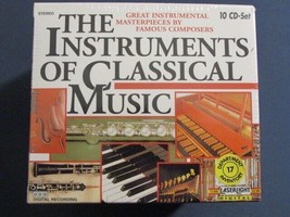 The Instruments Of Classical Music 10 Cd Box Set Great Instrumental Masterpieces - £19.46 GBP