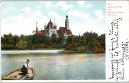 Jackson Park and German House Chicago Illinois Postcard Posted - £11.55 GBP