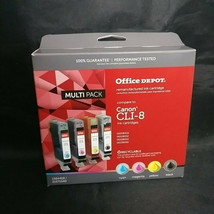 Office Depot® Remanufactured Ink Cartridge Canon CLI-8~Multi Pack~New  - $19.30