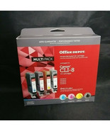 Office Depot® Remanufactured Ink Cartridge Canon CLI-8~Multi Pack~New  - £15.18 GBP