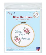 Jack Dempsey Needle Art Bless Our Home 6 Inch Hoop Kit - $336.65 MXN
