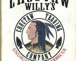 Choctaw Willy&#39;s Menu Trading Company Unusually Fine Barbecue Groveland F... - £14.01 GBP