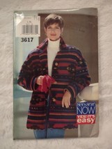 3617 See &amp; Sew Pattern Misses&#39; Jacket Size L-XL Vintage Uncut Sewing - $7.59