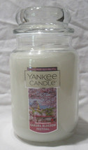 Yankee Candle Large Jar Candle 110-150 hrs 22 oz SAKURA BLOSSOM FESTIVAL - $39.23