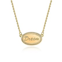 18K GOLD Over Silver Necklace • Dreamer Necklace • Gift for Women - Bride - £38.77 GBP