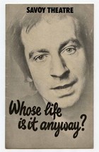 Whose Life Is It Anyway? Savoy Theatre London 1979 Bill Patterson Carole... - $11.88