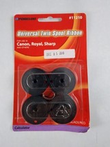 Porelon Twin Spool Black/Red Calculator Ribbon Ink 11210 2 Pack - New in... - $11.87