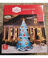 Holiday Time 10’ Christmas Tree Airblown Lighted Yard Inflatable Decorat... - $57.41