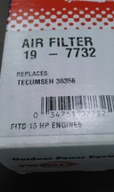 Rotary 19-7732; Tecumseh 36356 Air Filter - £11.90 GBP