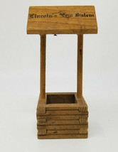 Lincoln&#39;s New Salem Handmade Menard County Illinois Wooden Well Vintage - $15.15