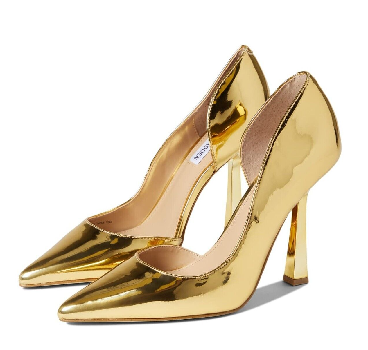 Primary image for Steve Madden Womens Damzil Gold Metallic Pumps sz 7 M New