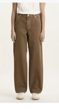 Levi’s Utility Dad Jeans Womens 31 Brown Straight Leg Mid Rise Loose *READ! - $38.61
