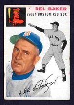 Boston Red Sox Del Baker 1954 Topps #133 vg - £4.32 GBP